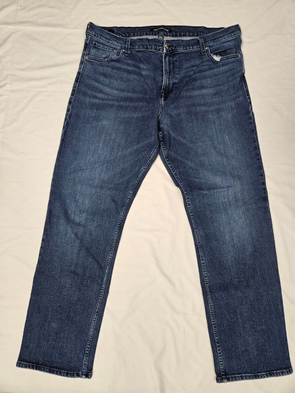Calvin Klein Classic Blue Straight Leg Denim Jeans Men’s 40x32
